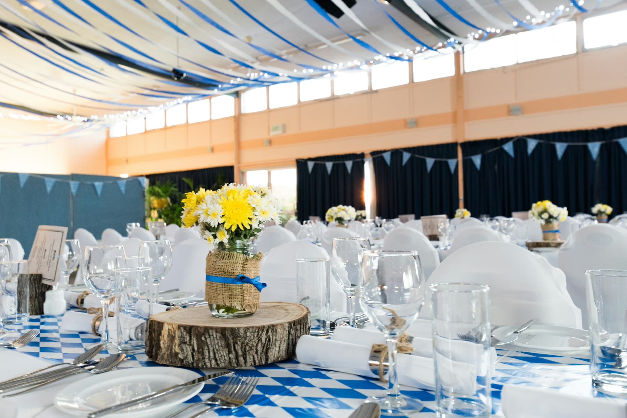 Equipo de Amaze instalado en un evento